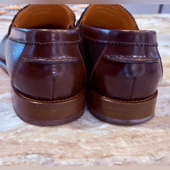 Men’s JOHNSTON & MURPHY leather penny loafers- Size 12 - Picture 5 of 9